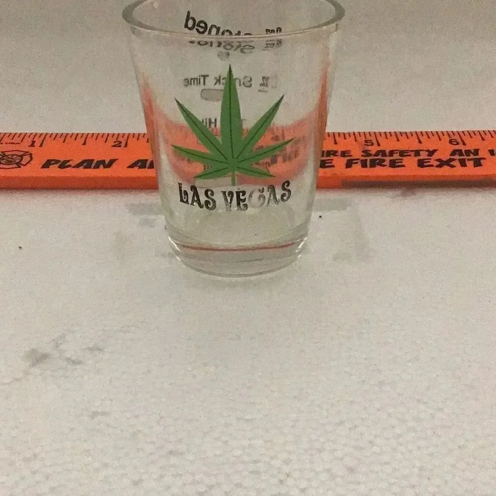 Vintage Las Vegas levels of being stoned shot glass
